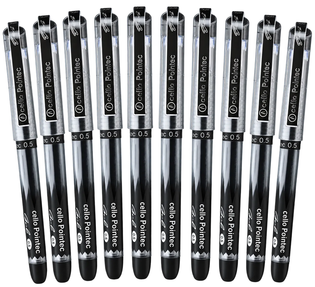 Cello Pointec Gel Pen - Pack of 10