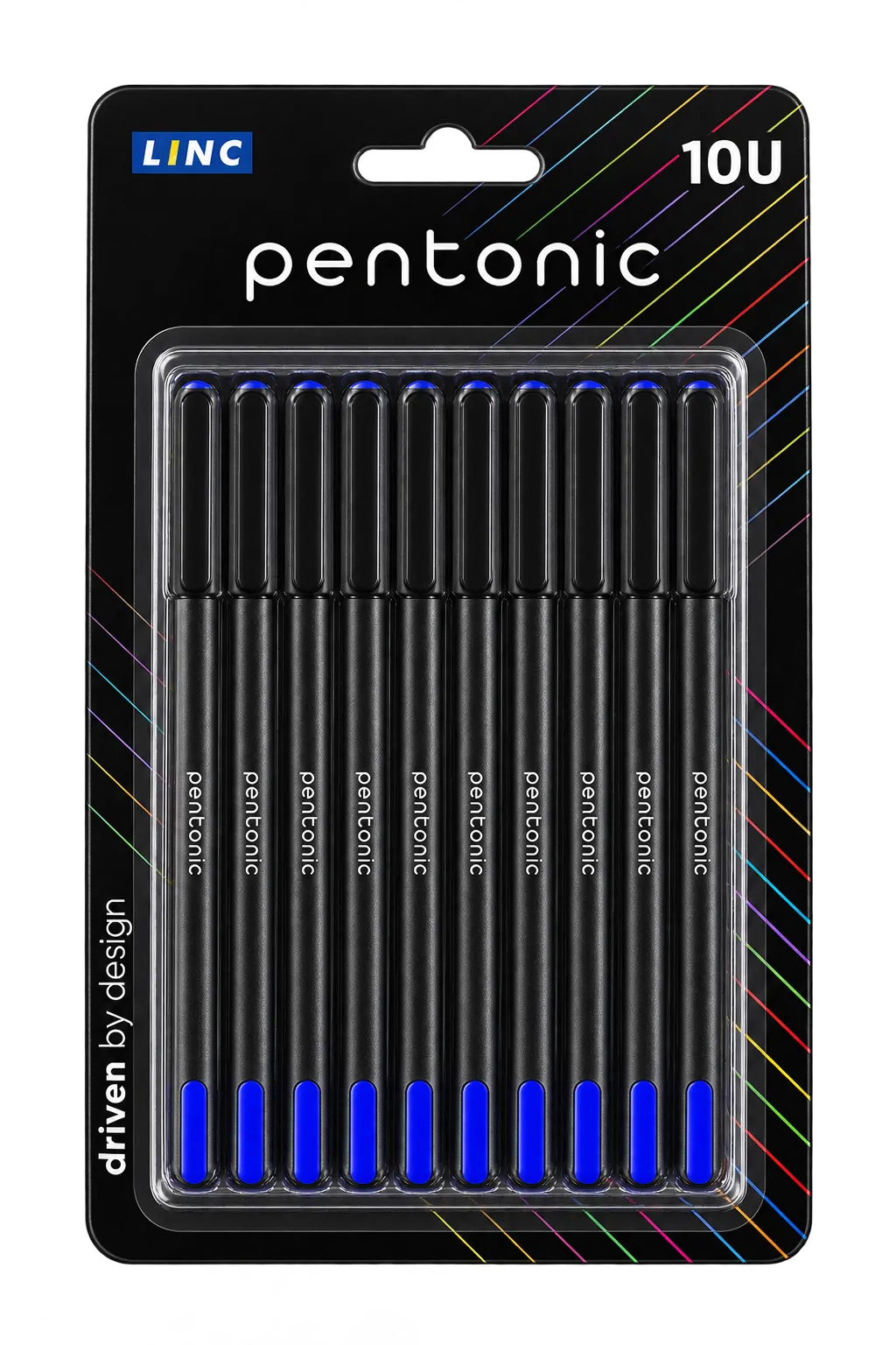 Linc Pentonic Multicolor Ballpoint Pens - Pack of 10