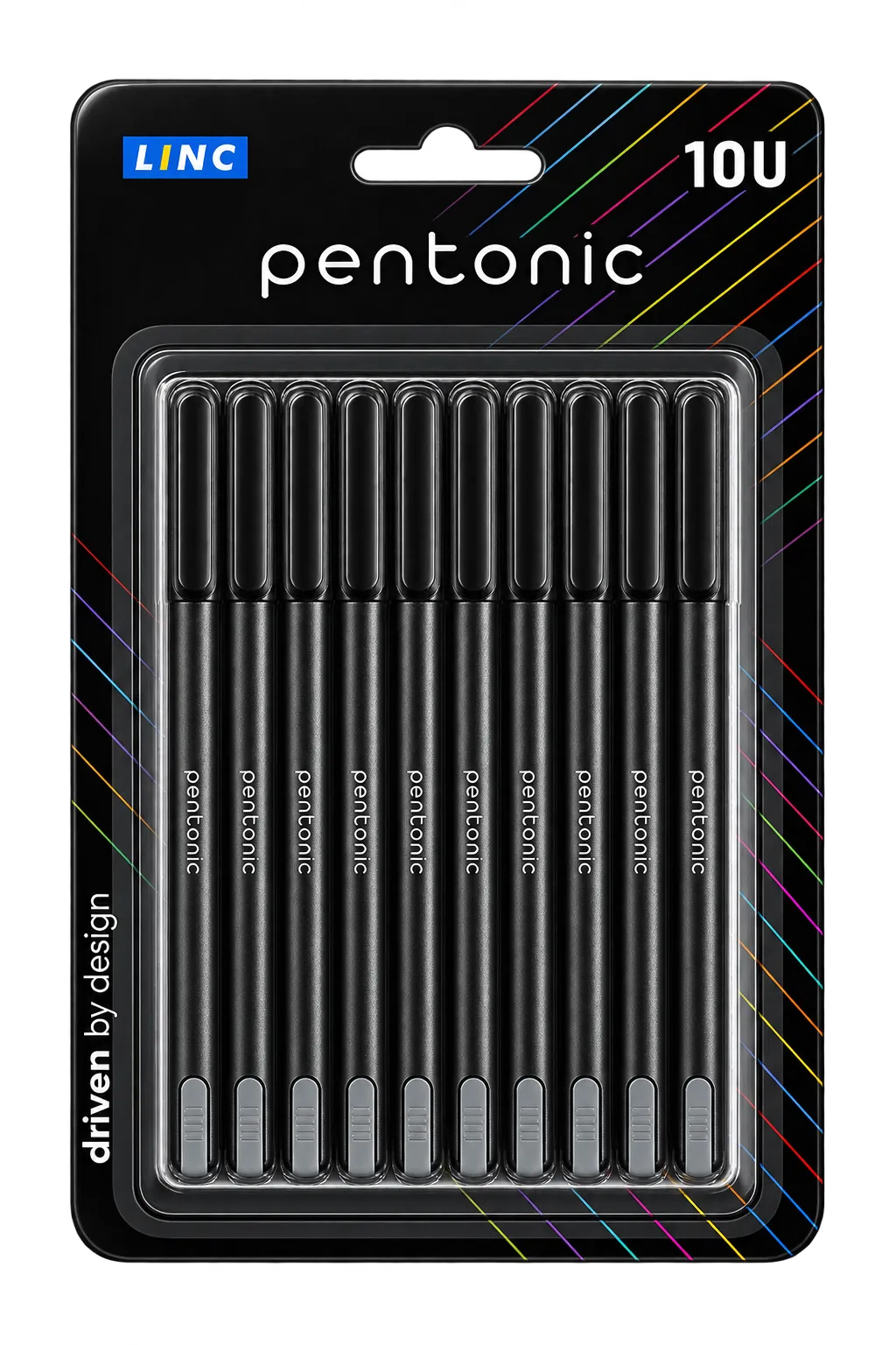 Linc Pentonic Multicolor Ballpoint Pens - Pack of 10