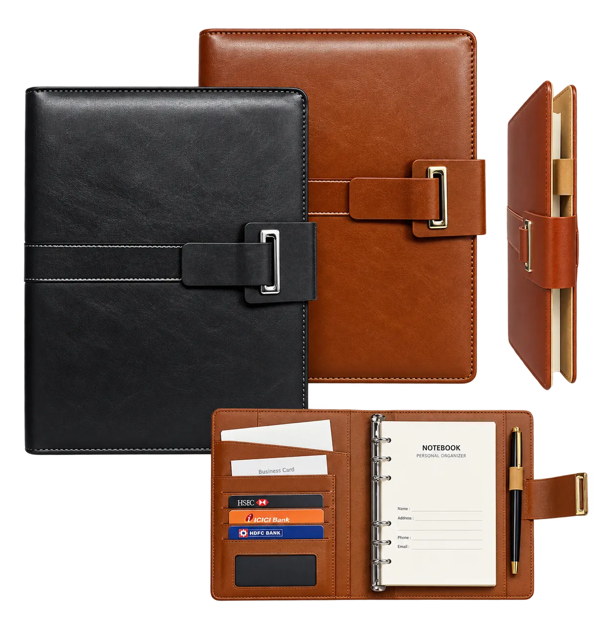 Premium PU Leather Office Planner Diary