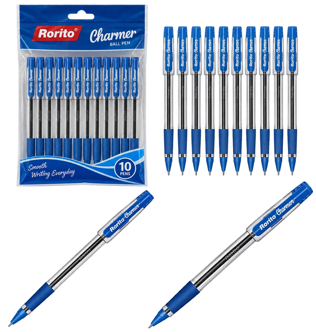 Rorito Charmer Ballpoint Pens - Pack of 10
