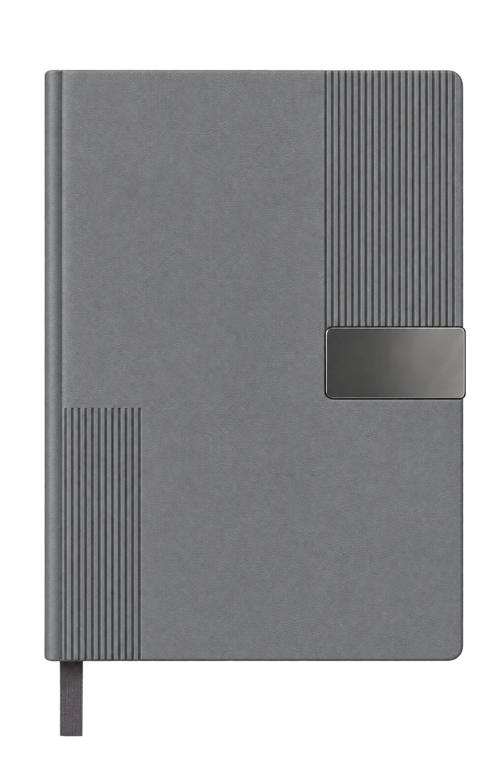 Premium A5 PU Leather Notebook Diary With Metal Logo Plate