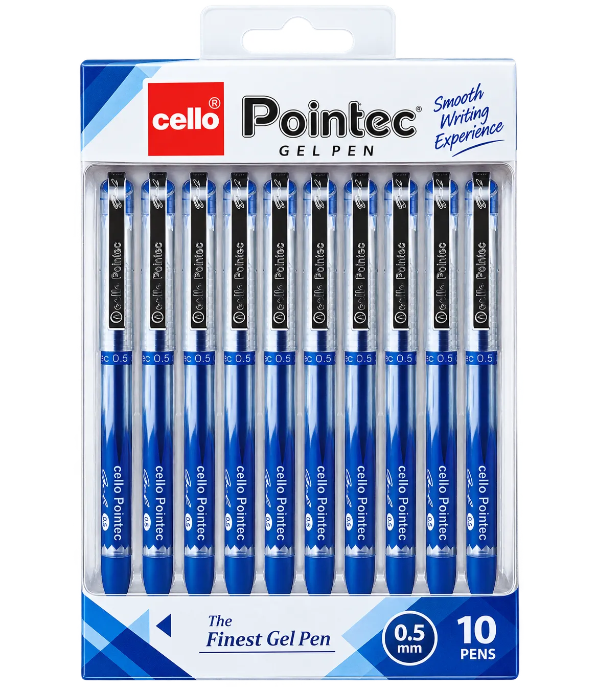 Cello Pointec Gel Pen - Pack of 10