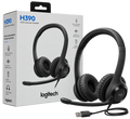 Logitech H390 USB Headset with Noise-Cancelling Mic – Black