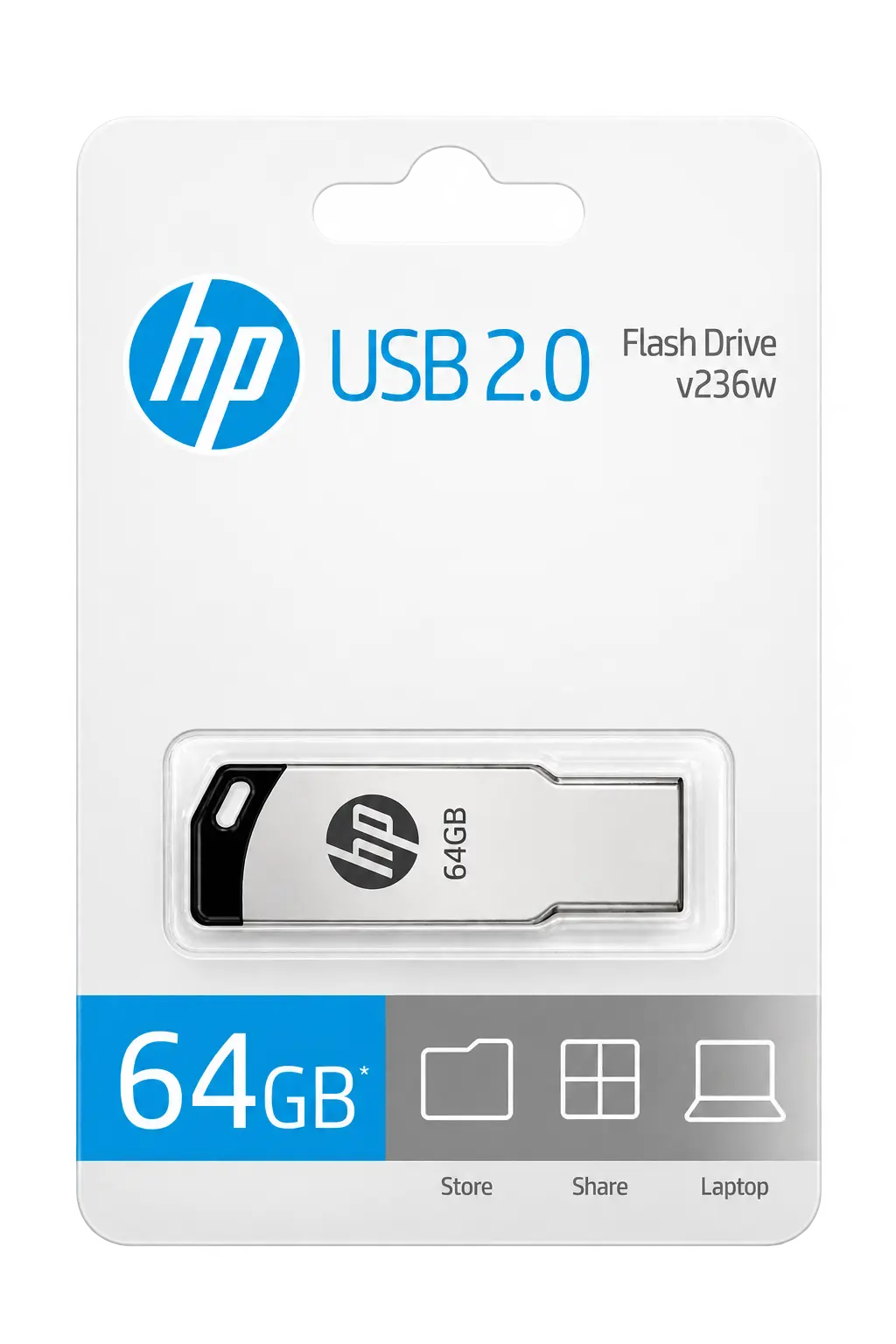 HP V236w 64GB USB 2.0 Flash Drive