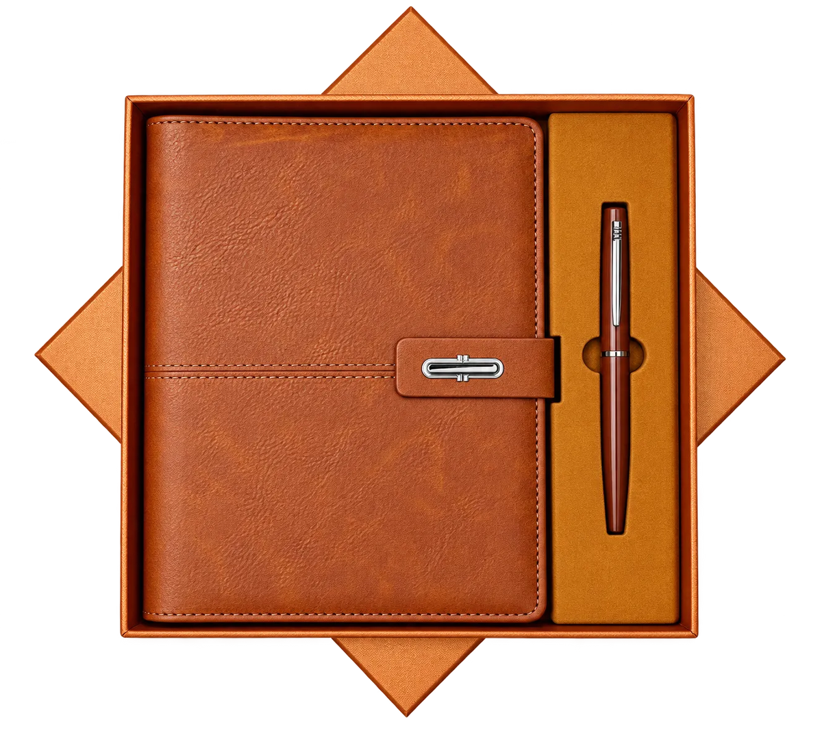 Premium Planner Diary & Metal Ball Pen Gift Set -H995