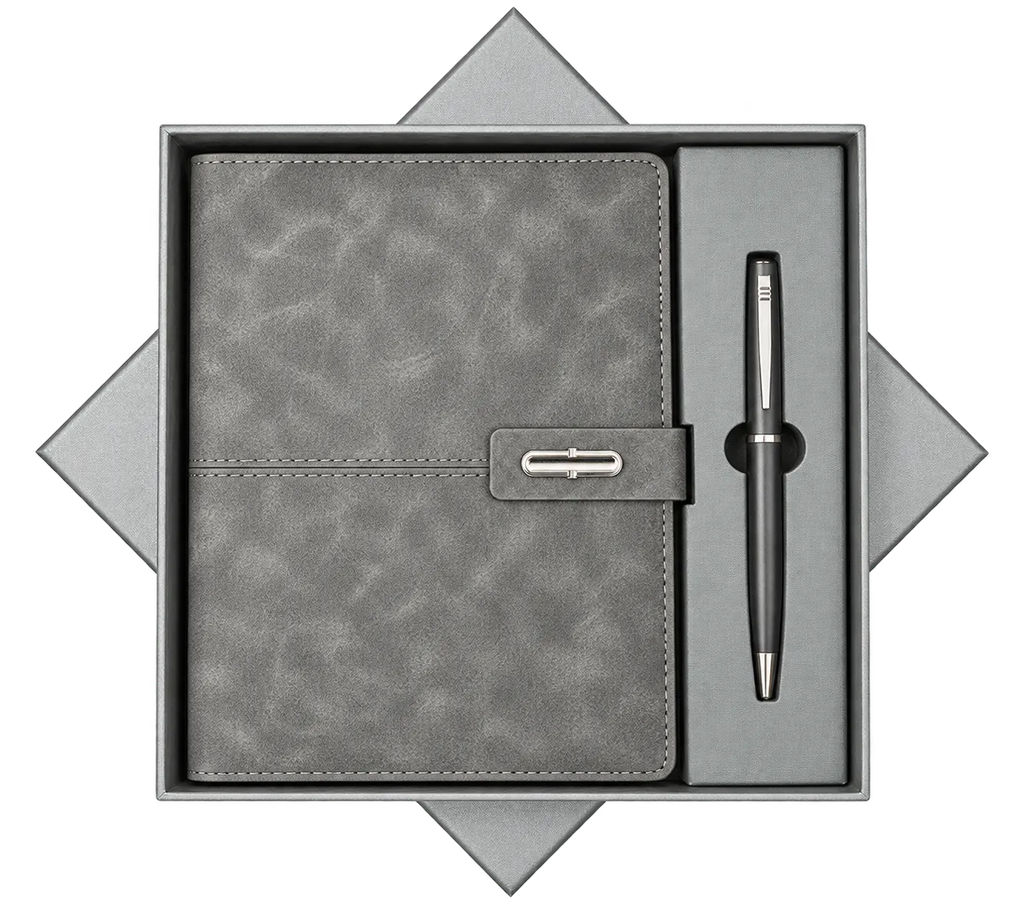 Premium Planner Diary & Metal Ball Pen Gift Set -H995