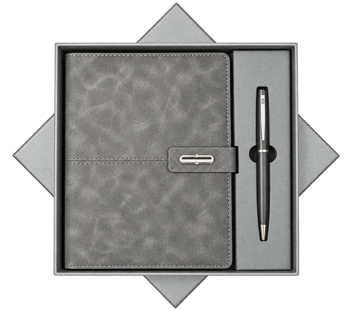 Premium Planner Diary & Metal Ball Pen Gift Set -H995