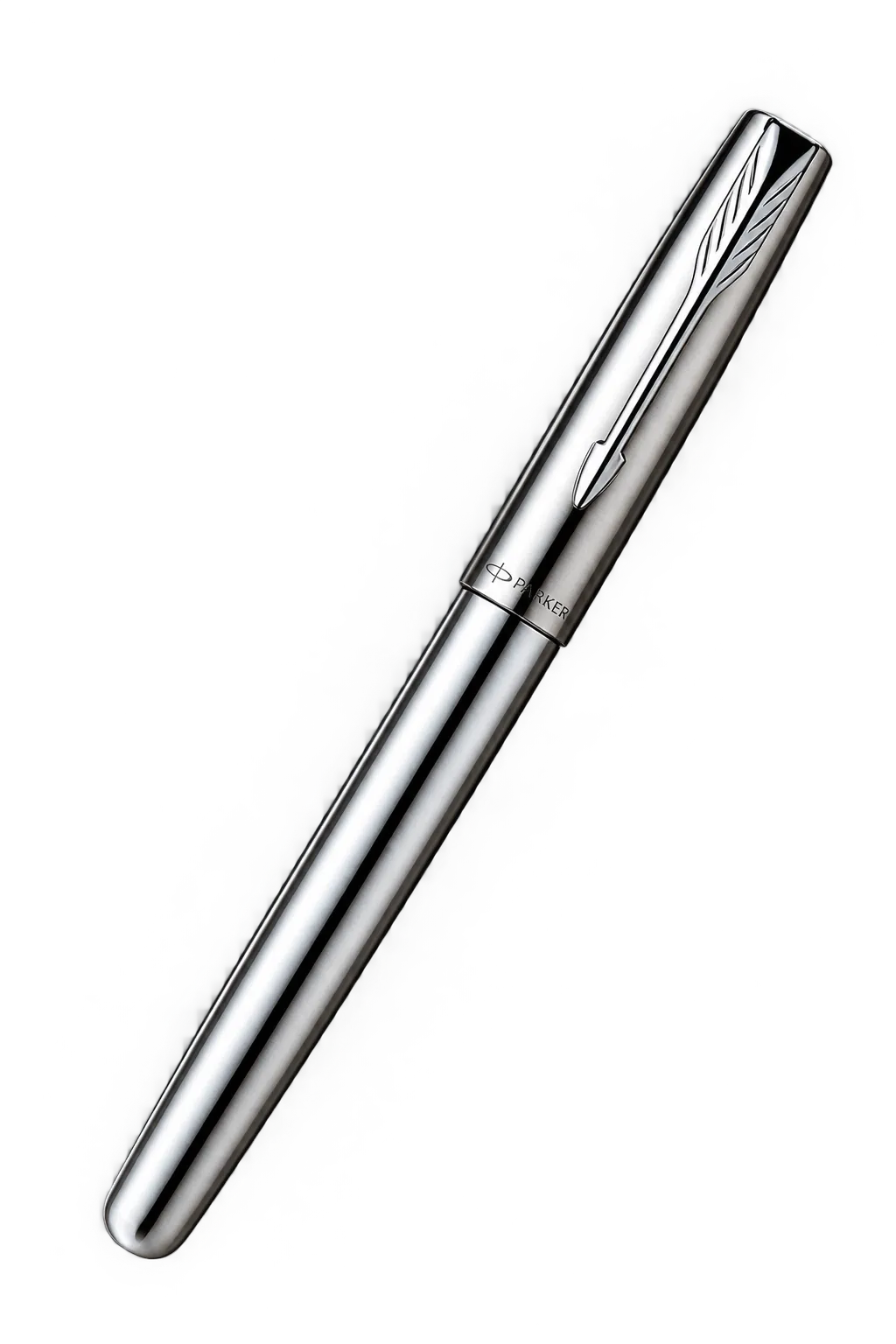 Parker Frontier Stainless Steel Chrome Trim Rollerball Pen