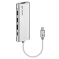 Cadyce CA-CU3HG USB-C Docking Station - Silver