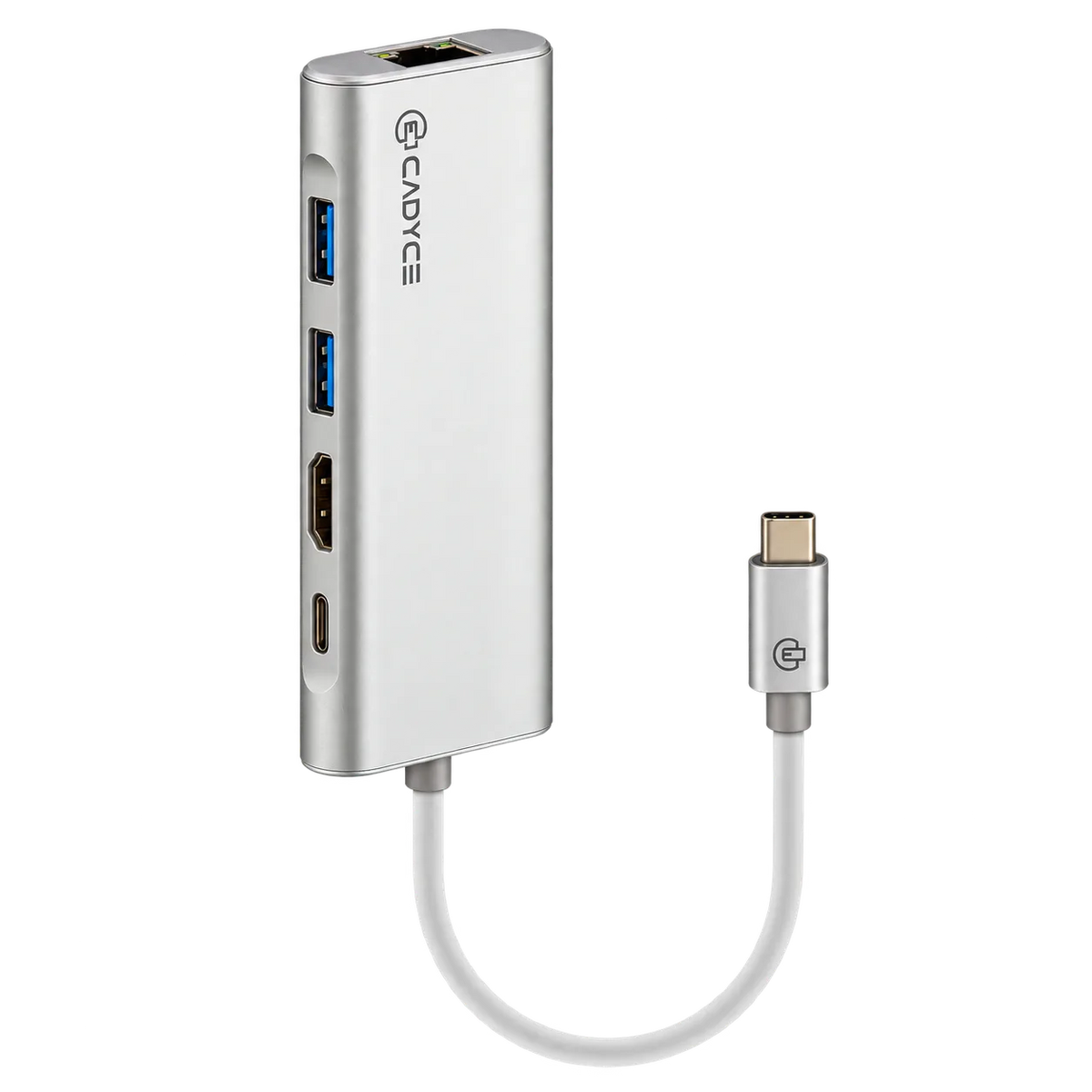 Cadyce CA-CU3HG USB-C Docking Station - Silver