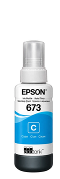 Epson Light Cyan 70 ml Ink Bottle T6735 - 673