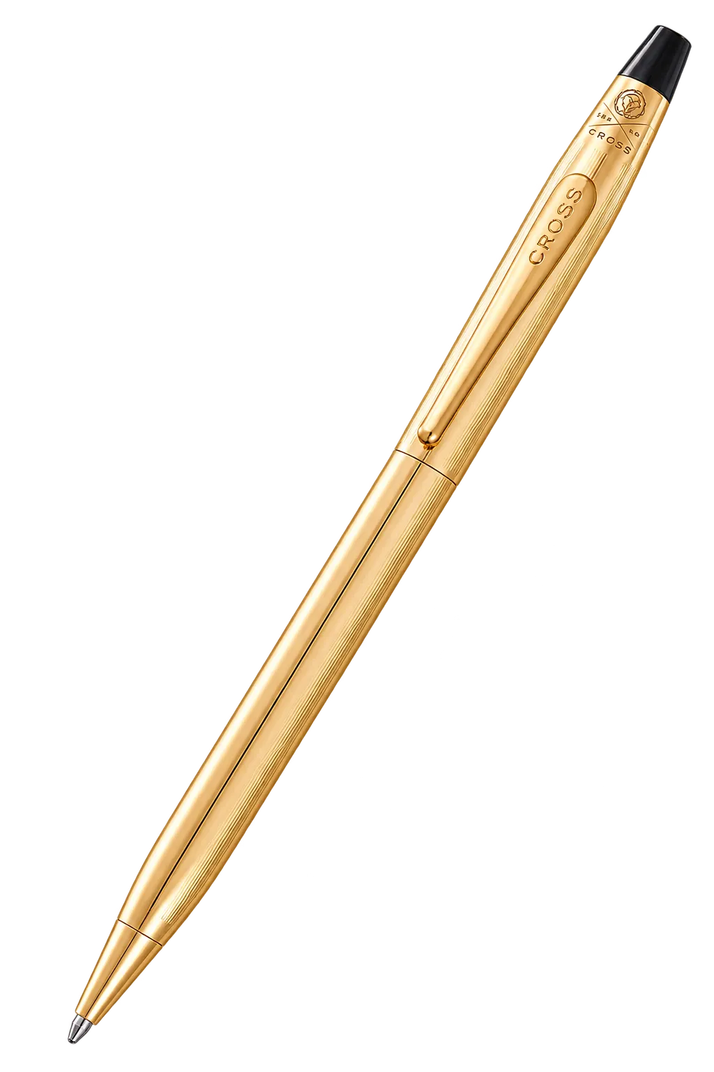 Cross edge titanium 23kt gold plate pen