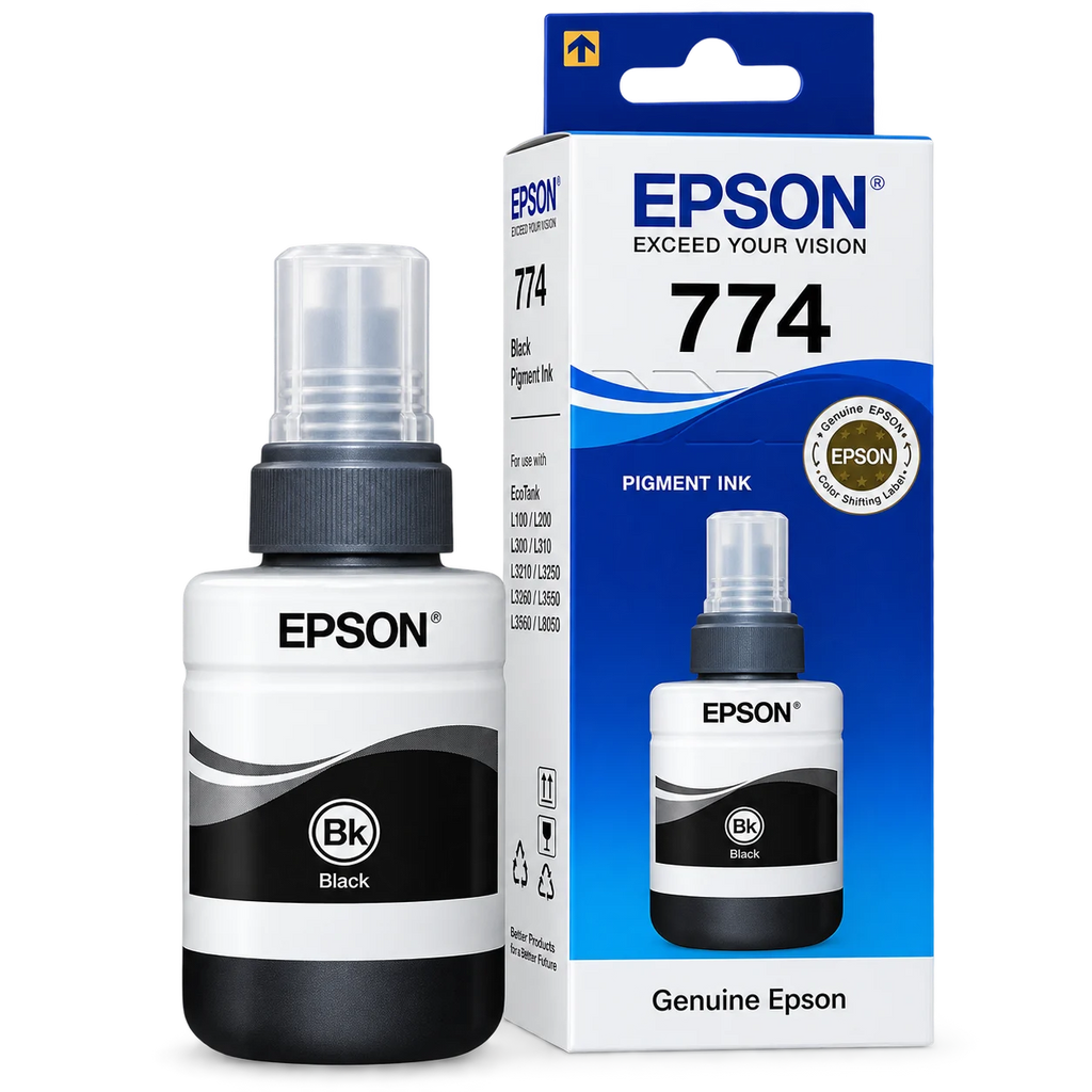 Black Mono Pigment 774 - 140 ml Ink Bottle T7741