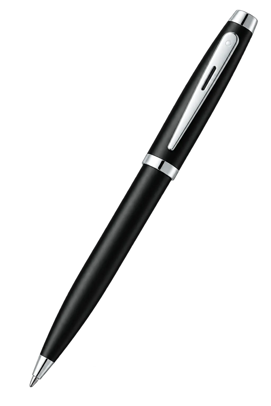 Sheaffer Gift Set 100 Ballpoint Pen with Business Card Holder Matte Black with Chrome Trims