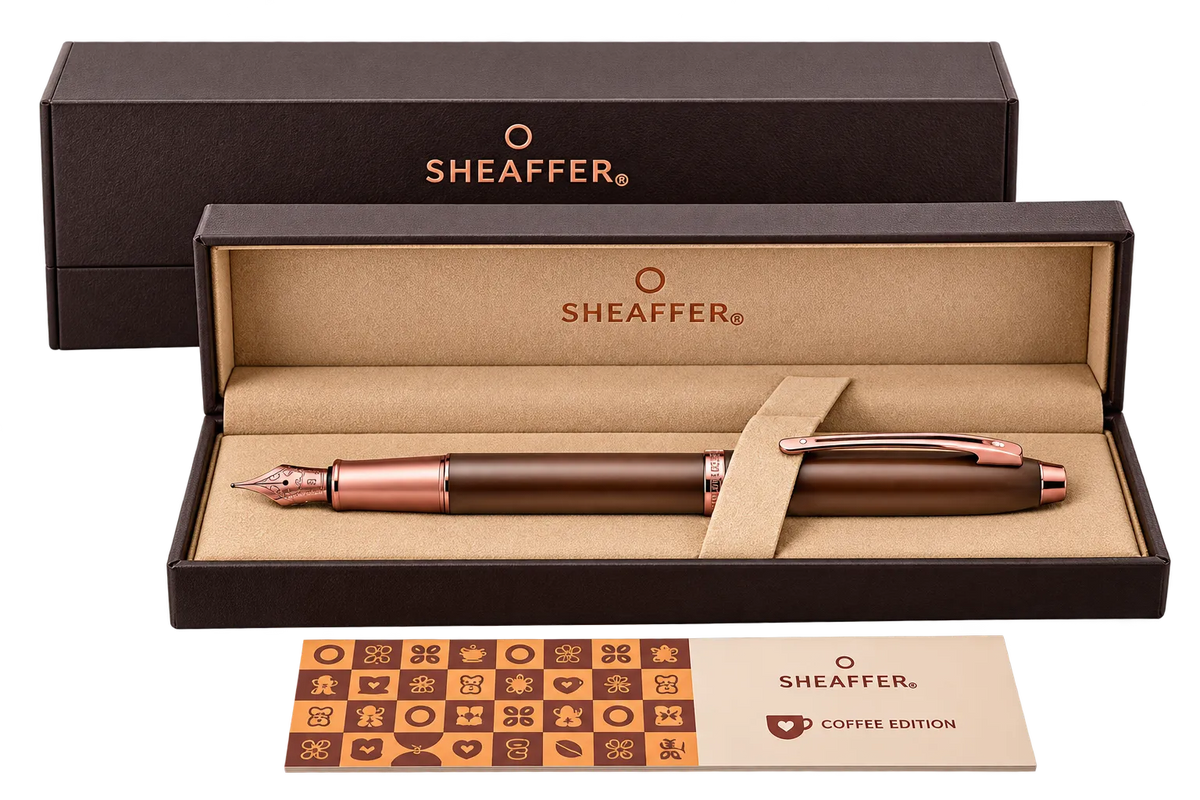 Sheaffer 100 9374 Coffee Edition Matt Brown Fountain Pen