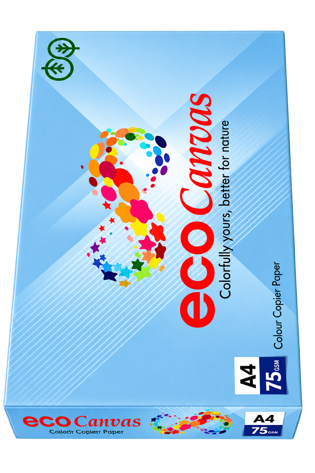 ecoCanvas Colour Copier Paper  A4 size and 75 GSM