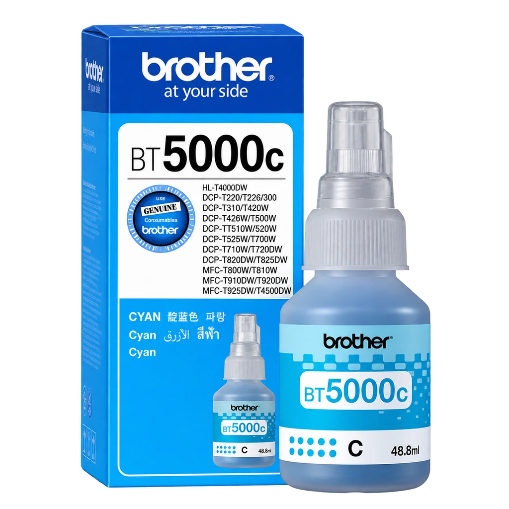 BT5000C Genuine Cyan Ink Bottle
