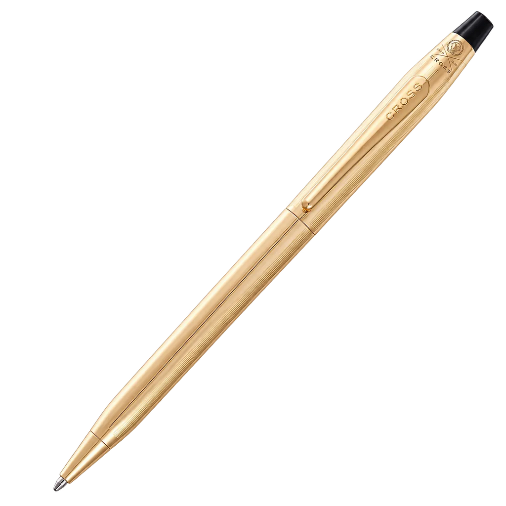 Cross edge titanium 23kt gold plate pen
