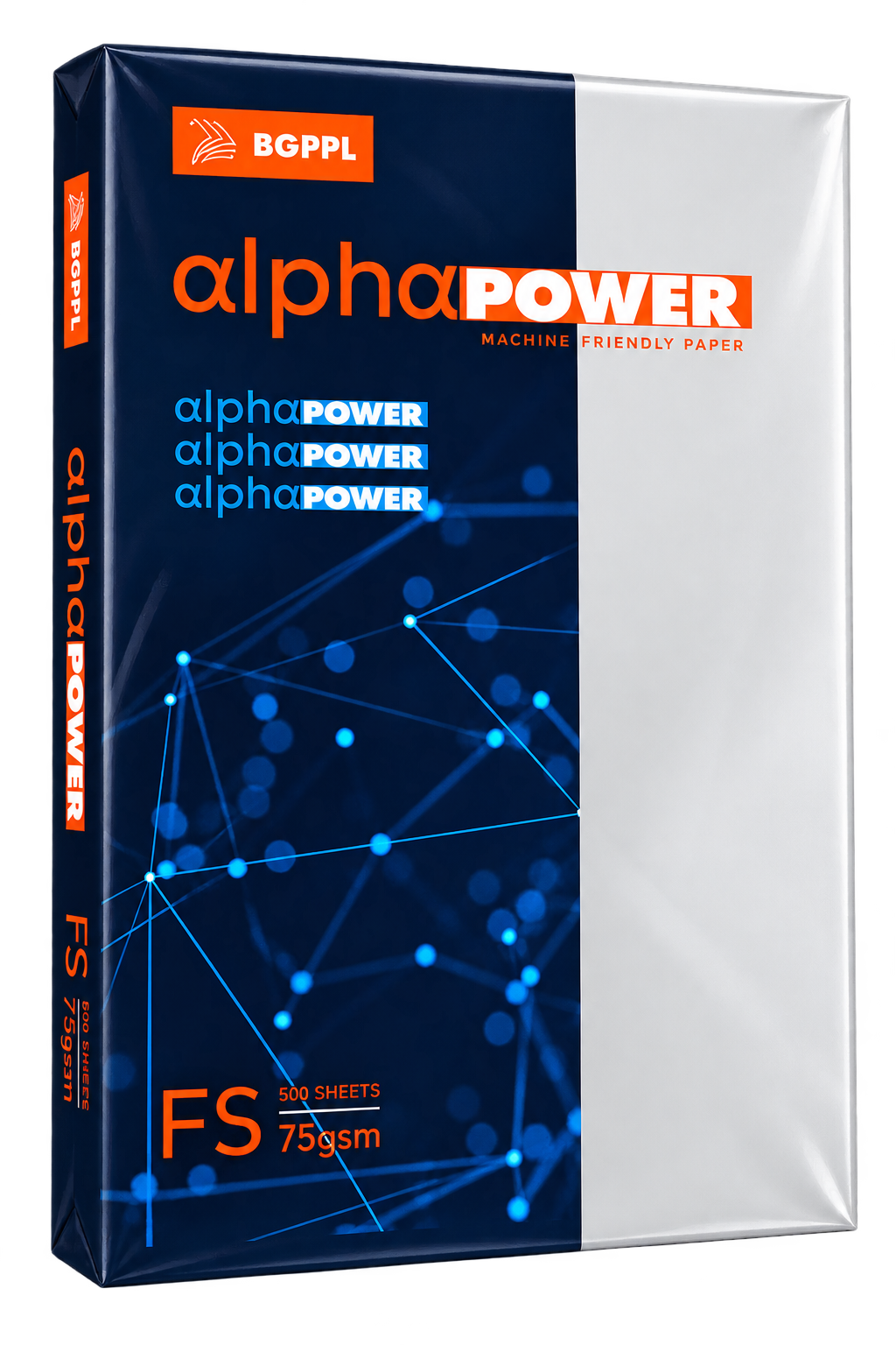 BILT Copy Power Paper - Fc, 75 gsm, 500 Sheets, White, For home/office use