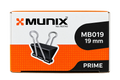 Munix MB019 19mm Binder Clips