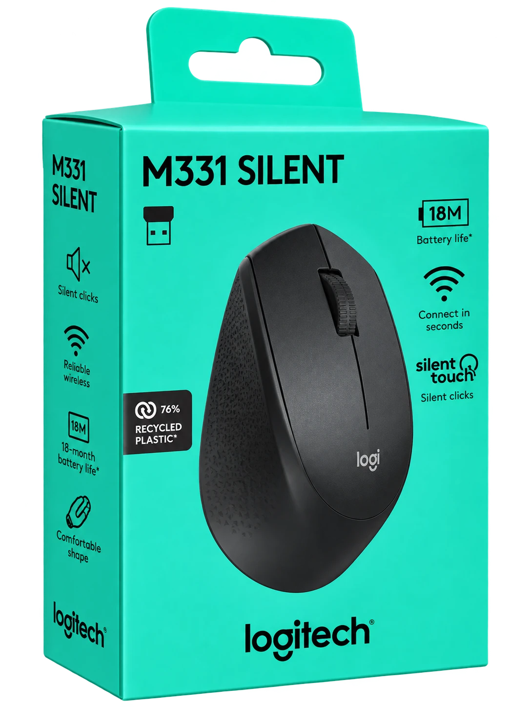 Logitech M331 Silent Plus Wireless Mouse
