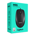 Logitech M90 Wired USB Mouse (Black)